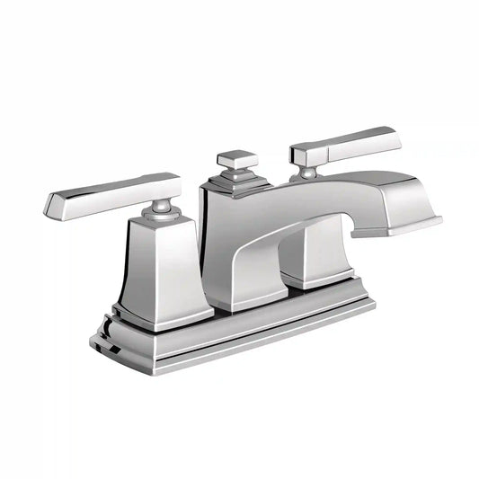 Boardwalk Two-Handle Low Arc Bathroom Faucet