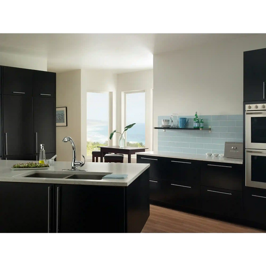 Neva One-Handle High Arc Pullout Kitchen Faucet