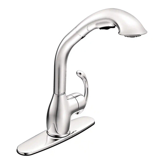 Neva One-Handle High Arc Pullout Kitchen Faucet