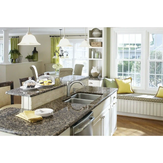 Walden Chrome One-Handle Low Arc Pullout Kitchen Faucet
