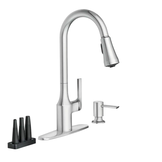 Milton One-Handle High Arc Pulldown Kitchen Faucet