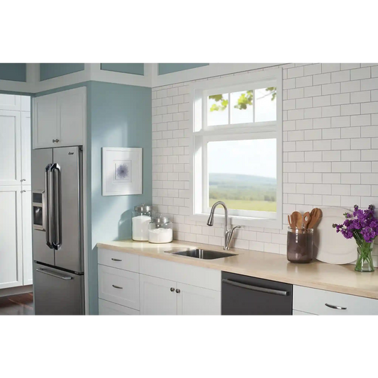Solidad Matte black one-handle high arc pulldown kitchen faucet