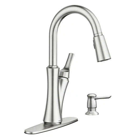 Benson One-Handle High Arc Pulldown Kitchen Faucet