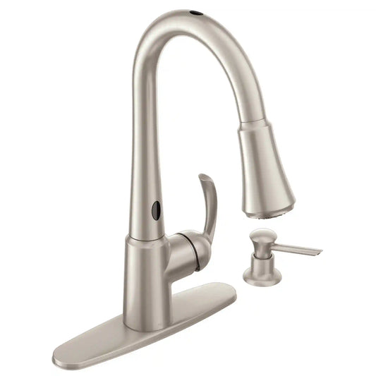 Delaney with MotionSense One-Handle High Arc Pulldown Kitchen Faucet