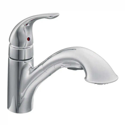 Caprillo One-Handle Low Arc Pullout Kitchen Faucet