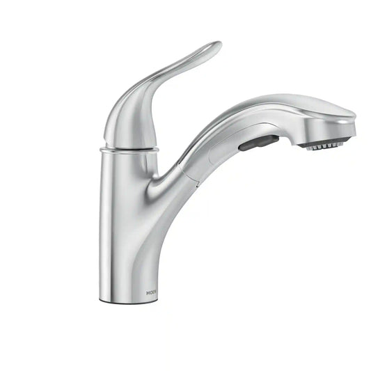 Brecklyn One-Handle Low Arc Pullout Kitchen Faucet