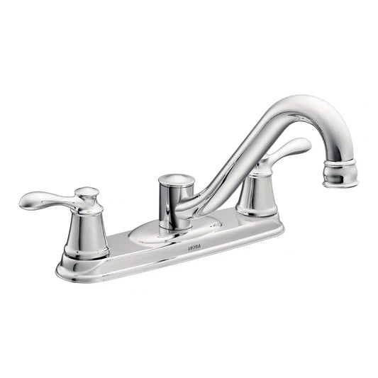 Caldwell Two-Handle Low Arc Kitchen Faucet
