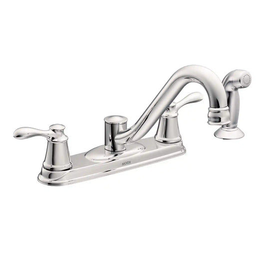Caldwell Two-Handle Low Arc Kitchen Faucet