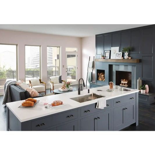 Glenshire Chrome one-handle high arc pulldown kitchen faucet