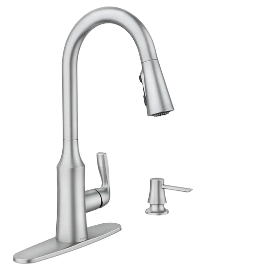 Cadia One-Handle High Arc Pulldown Kitchen Faucet