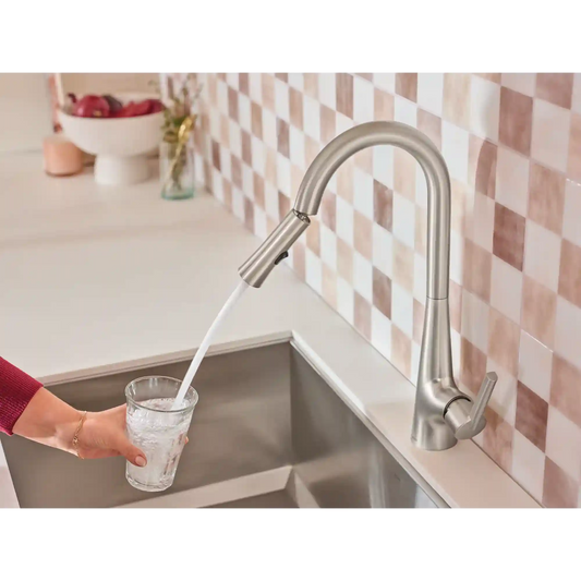 Ronan One-Handle High Arc Pulldown Kitchen Faucet with SwivelControl