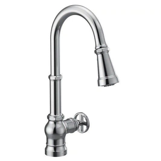 Paterson One-Handle High Arc Pulldown Single Mount Bar Faucet