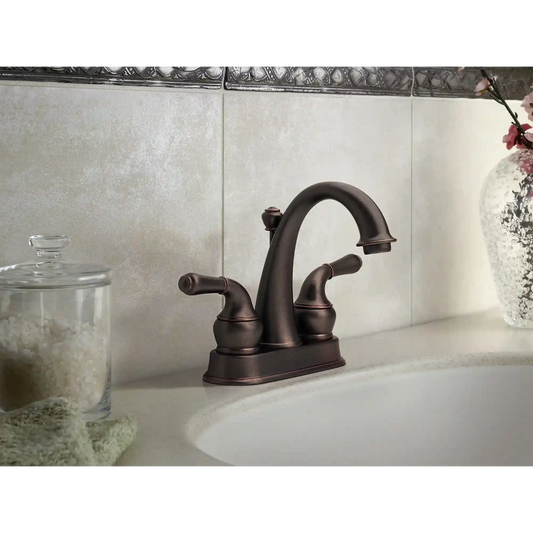 Monticello Two-Handle Low Arc Bathroom Faucet