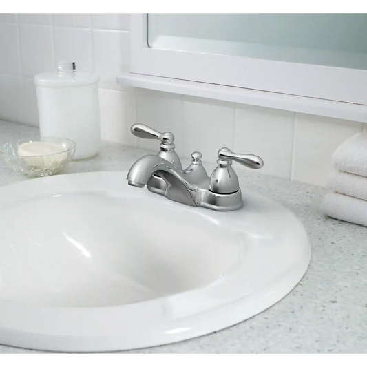 Caldwell Two-Handle Low Arc Bathroom Faucet