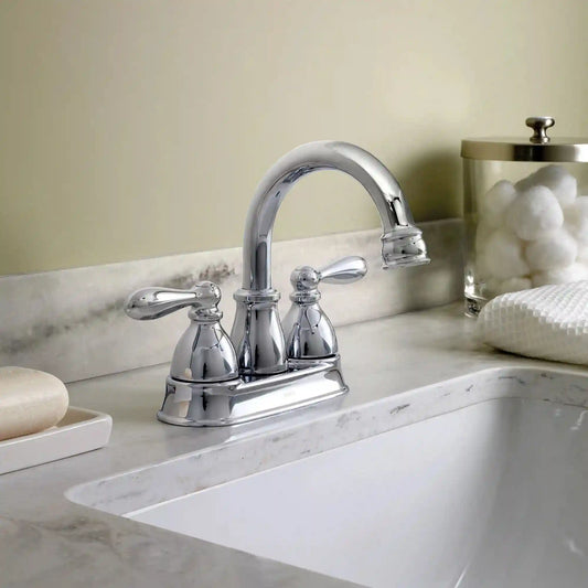 Caldwell Two-Handle High Arc Bathroom Faucet