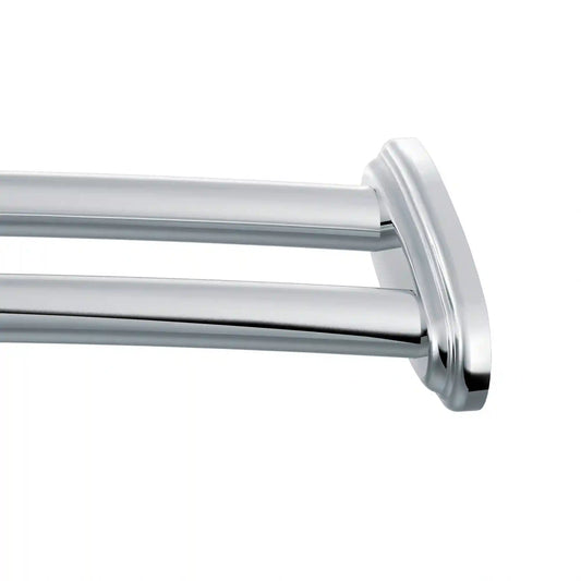 Moen Curved Shower Rods Adjustable Double Curved Shower Rod