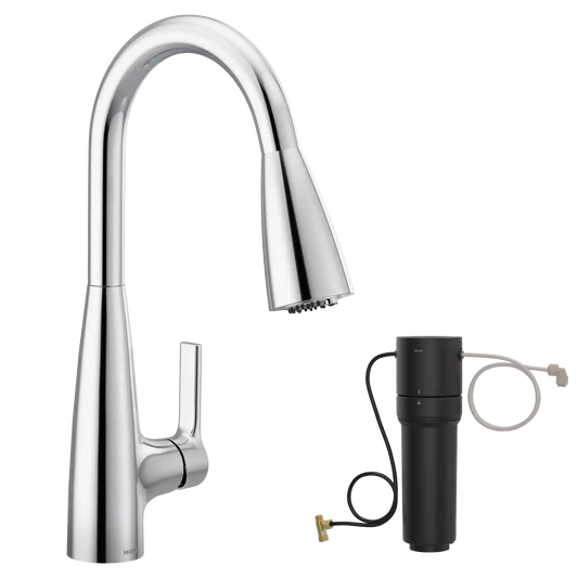 Haelyn One-Handle High Arc Filtering Pulldown Kitchen Faucet