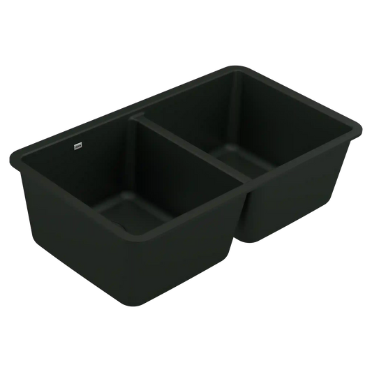 Host 33" Granite Undermount Double Bowl Sink