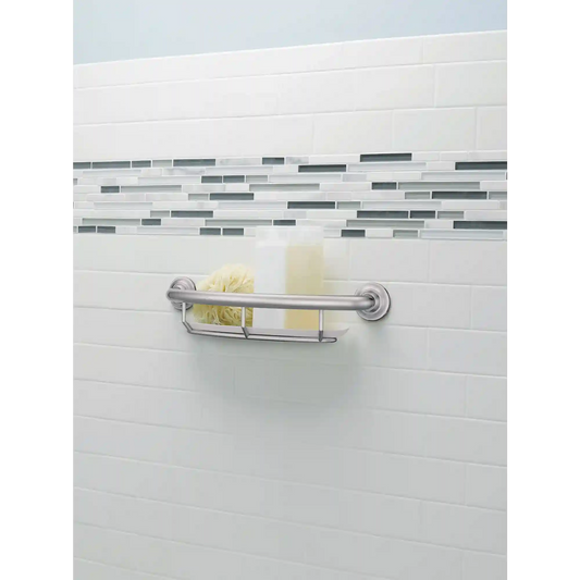 16" Grab Bar with Shelf