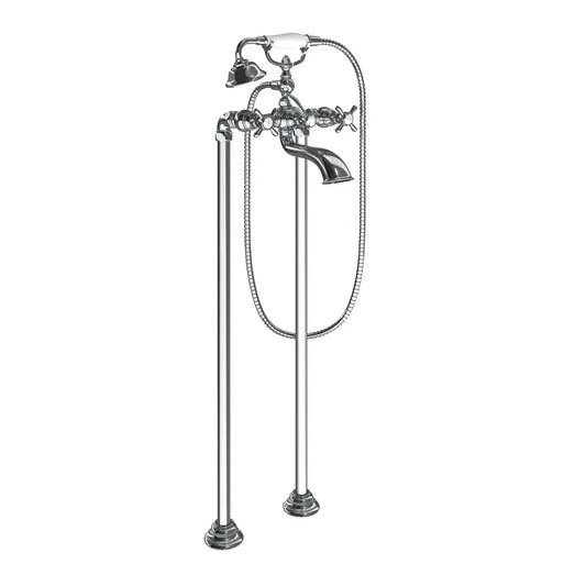 Weymouth Two-Handle Tub Filler Includes Hand Shower