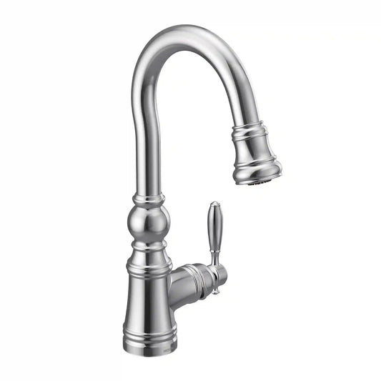Weymouth One-Handle High Arc Pulldown Bar Faucet