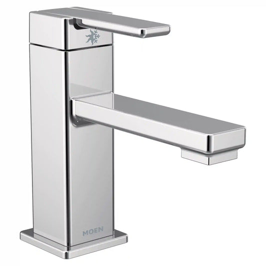 90 Degree One-Handle Low Arc Bathroom Faucet