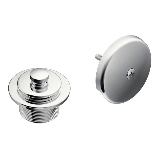 Moen Push-N-Lock Tub Drain Kit with 1-1/2" Threads