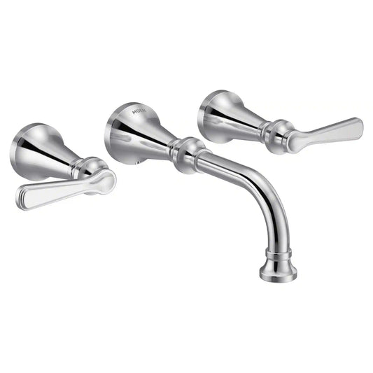 Colinet Two-Handle Wall Mount Bathroom Faucet