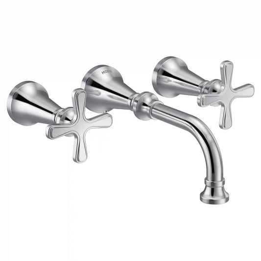 Colinet Two-Handle Wall Mount Bathroom Faucet