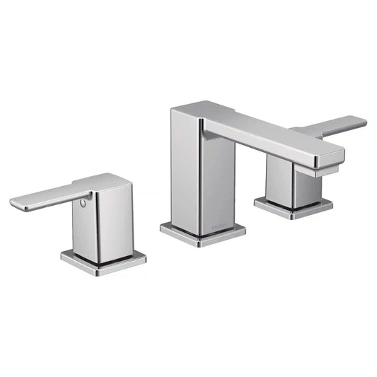 90 Degree Two-Handle High Arc Bathroom Faucet