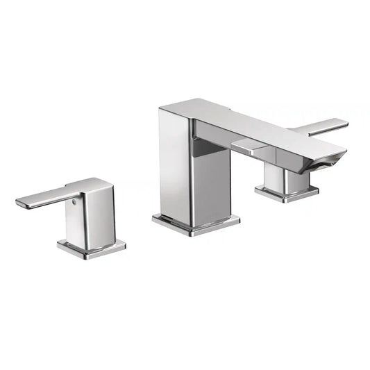 90 Degree Two-Handle High Arc Roman Tub Faucet