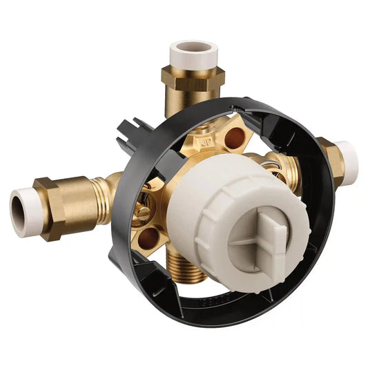 M-Core 4 Port 1/2" CPVC with CC/IPS Tub Outlet Connection Includes Stops