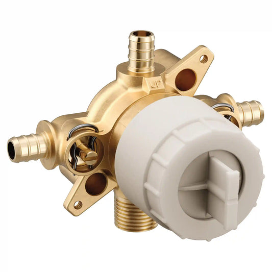 M-Core 4 Port 1/2" Crimp Ring Pex with CC/IPS Tub Connection Includes Stops