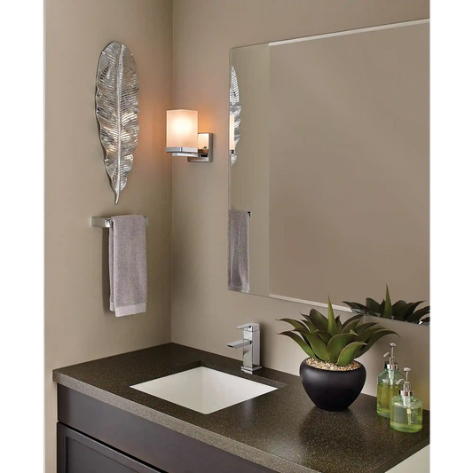 90 Degree One Globe Bath Light